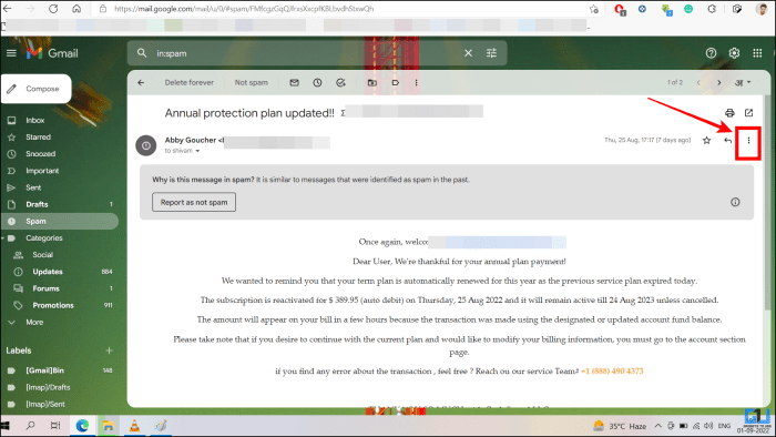 Spam blocker for Outlook and Gmail